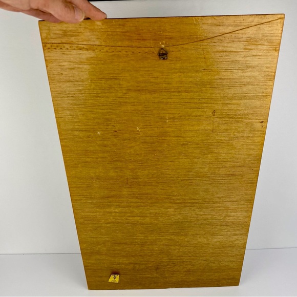 Vintage shell art picture, flowers, floral purple white, mother of pearl, Spain - Picture 9 of 13